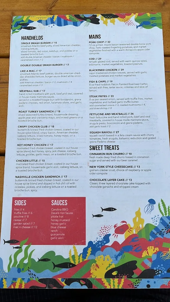 Menu_Blue Lobster Public House_Pictou County_image_old_2