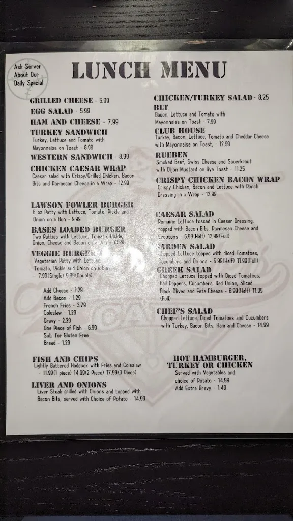 Menu_Fencebuster's Cafe_Springhill_image_old_2