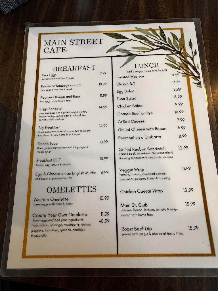 Menu_Main St. Cafe_Shelburne_image_old_2