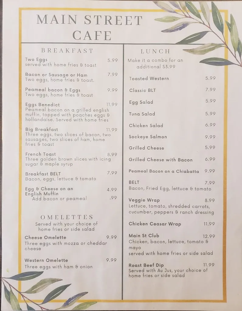 Menu_Main St. Cafe_Shelburne_image_old_3