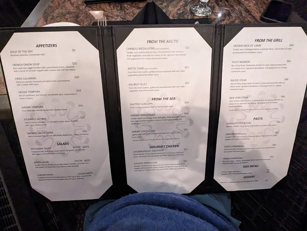 Menu_The Granite Room_Iqaluit_image_old_1