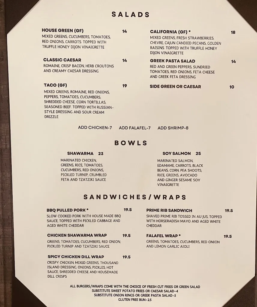 Menu_The Granite_Bancroft_image_old_2