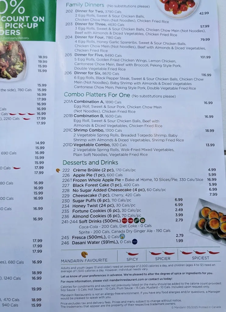 Menu_Mandarin Restaurant_Brampton_image_old_1