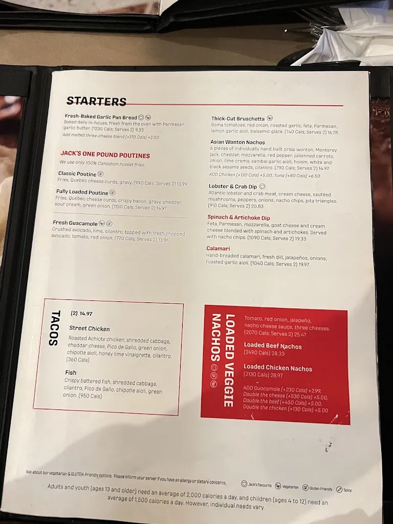 Menu_Jack's Brampton_Brampton_image_old_2
