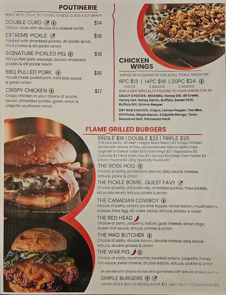 Menu_The Pickled Pig_Capreol_image_old_1