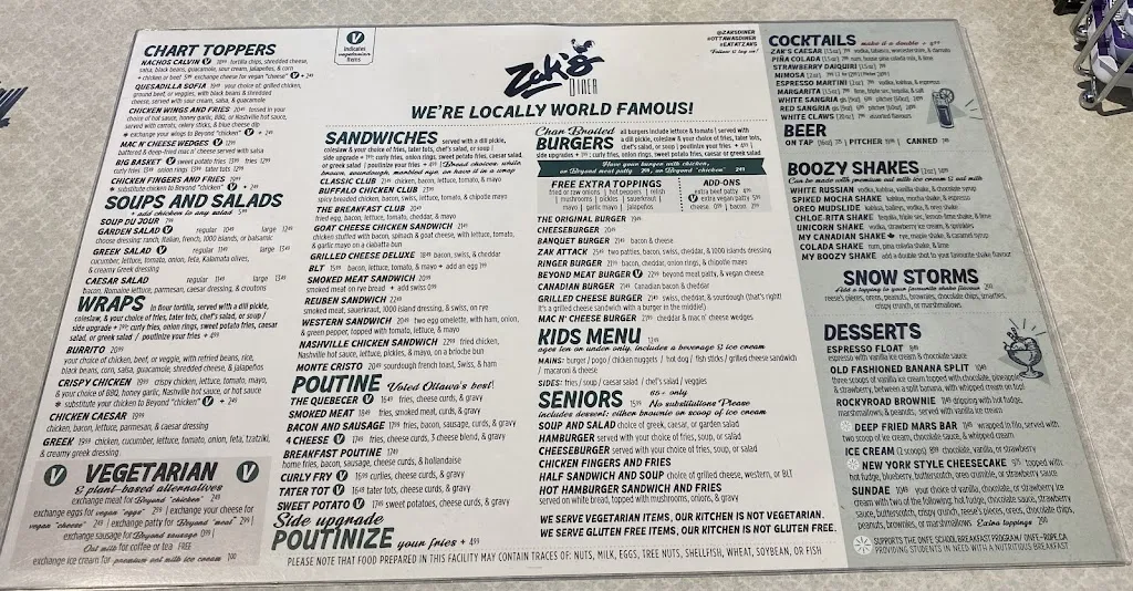 Menu_Zak's Diner Carleton Place_Carleton Place_image_old_1