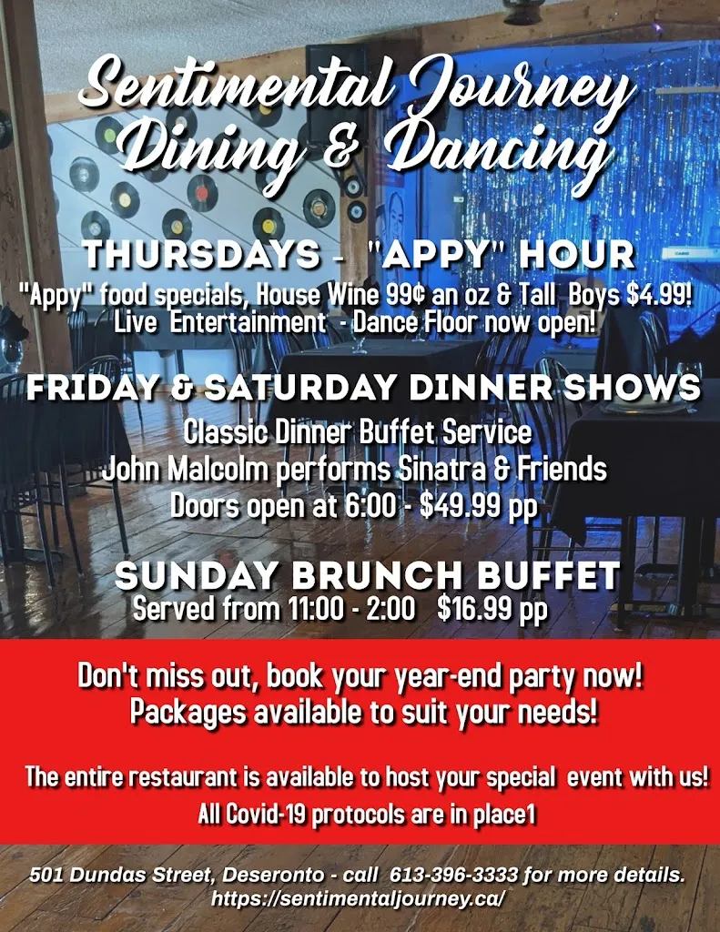 Sentimental Journey Dining & Dancing_Deseronto_slider_immagine_3