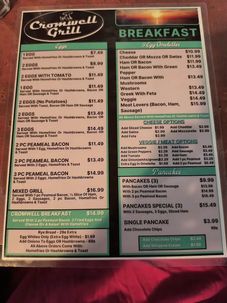 Menu_Cromwell Grill_Corunna_image_old_1