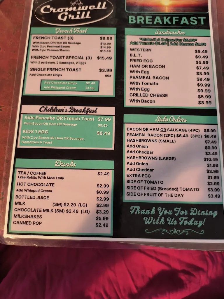 Menu_Cromwell Grill_Corunna_image_old_2