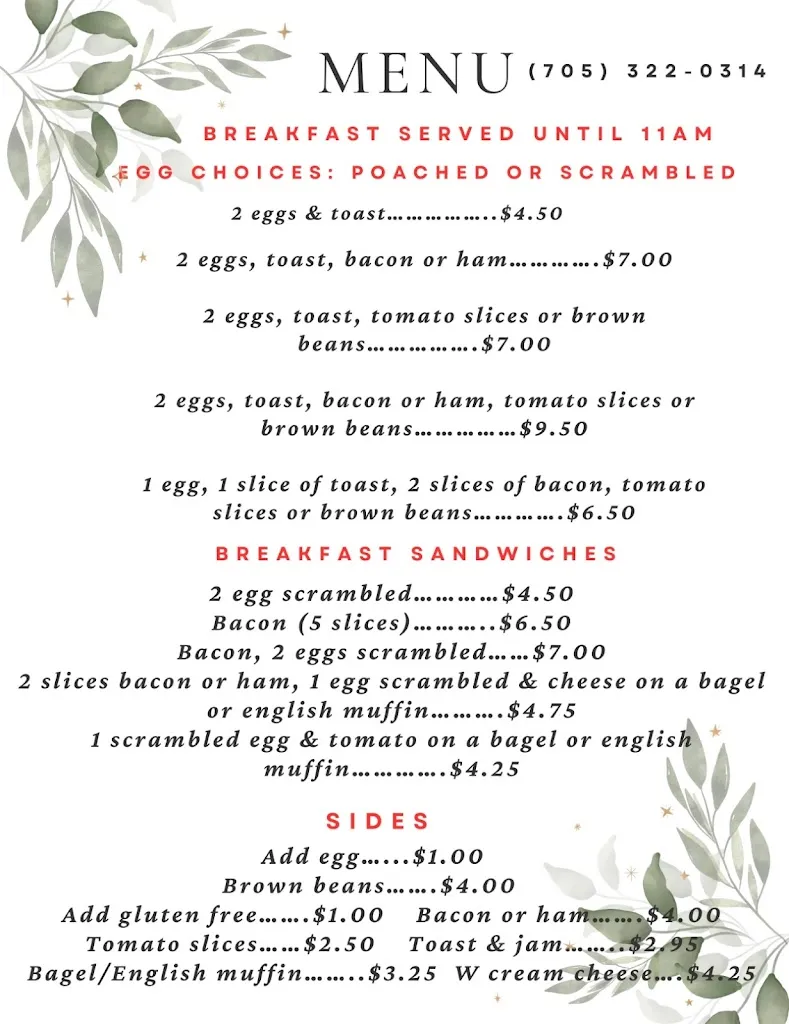 Menu_Four Corner Tea Room_Elmvale_image_old_2