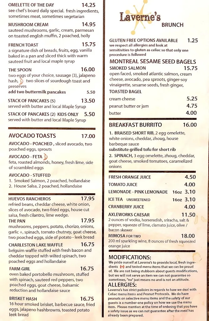 Menu_Laverne's Eatery_Gananoque_image_old_2