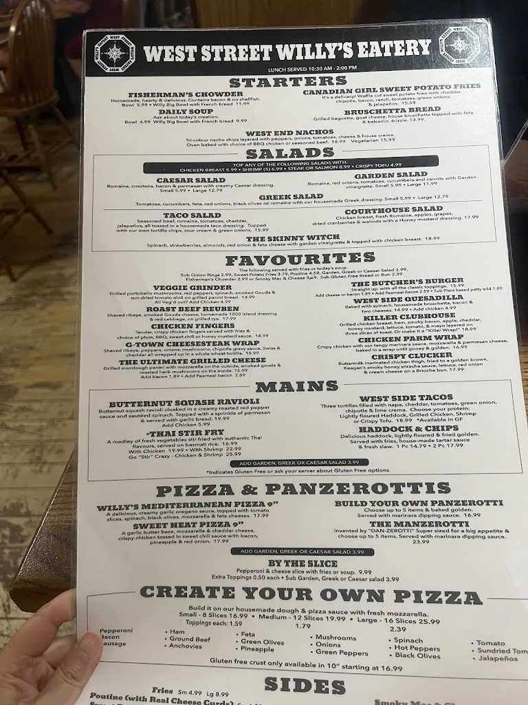 Menu_West Street Willy's Eatery_Goderich_image_old_2
