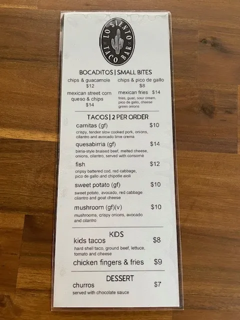 Menu_Lo Siento Taco Bar_Gravenhurst_image_old_1