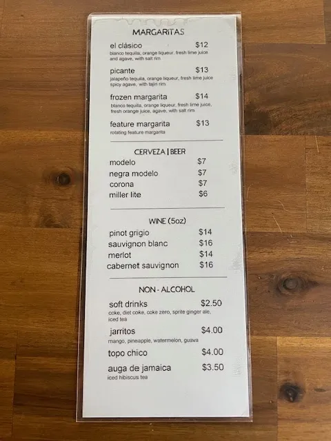 Menu_Lo Siento Taco Bar_Gravenhurst_image_old_2