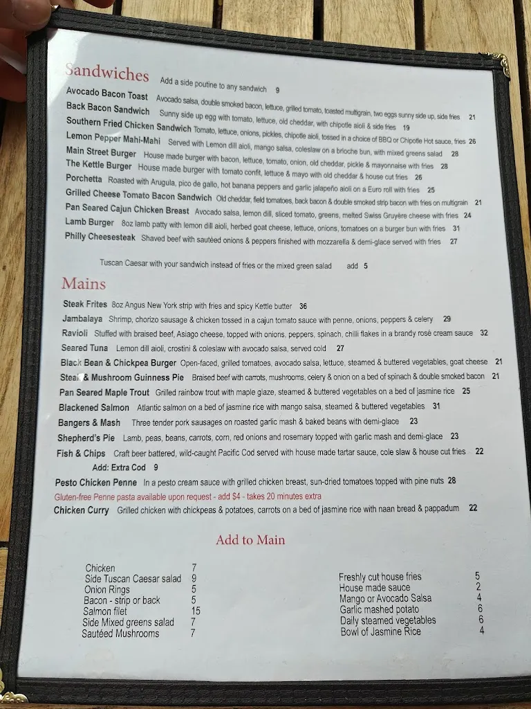Menu_Copper Kettle Pub_Halton_image_old_1