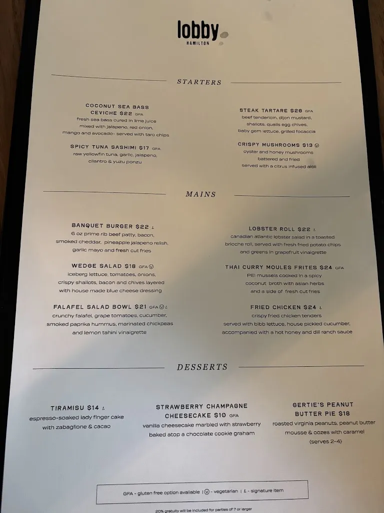 Menu_lobby Hamilton_Hamilton_image_old_3