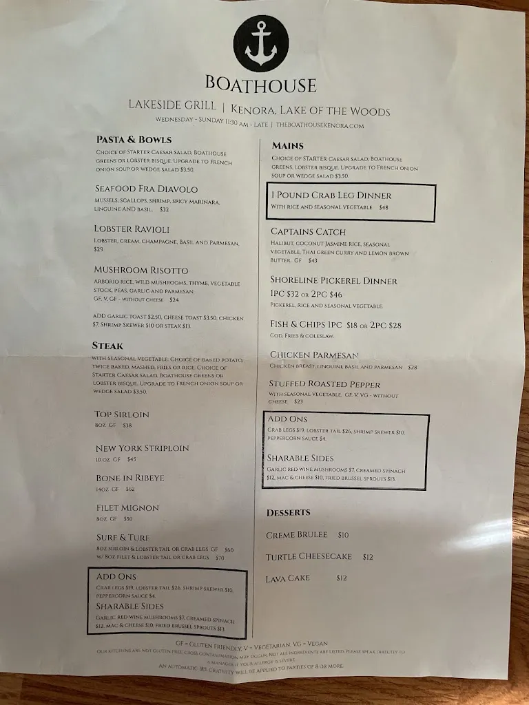 Menu_Boathouse Lakeside Grill_Kenora_image_old_2