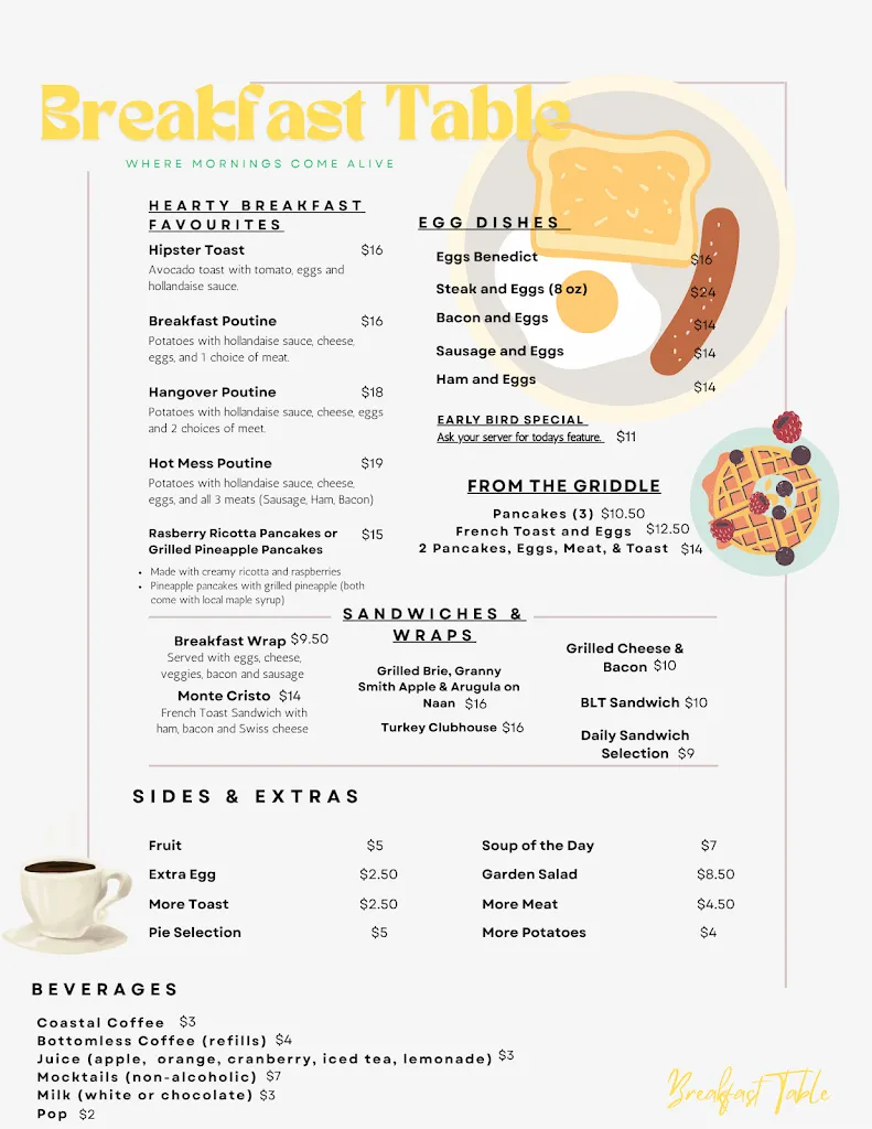 Menu_Breakfast Table_Kincardine_image_old_1