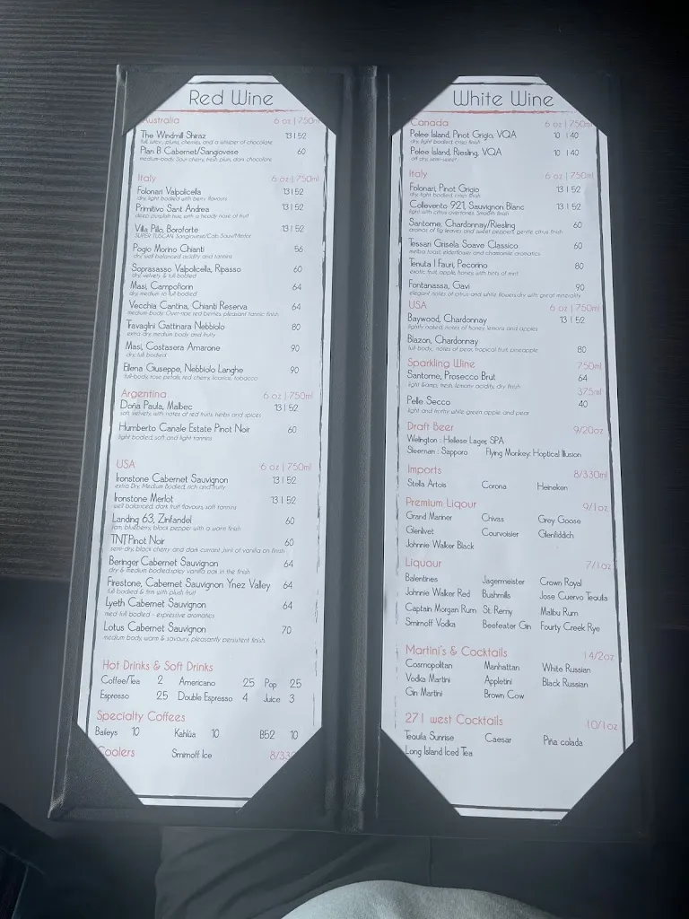 Menu_271West Restaurant_Kitchener_image_old_3