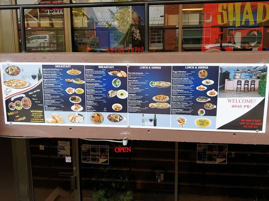Menu_Rade's Restaurant_Kitchener_image_old_2