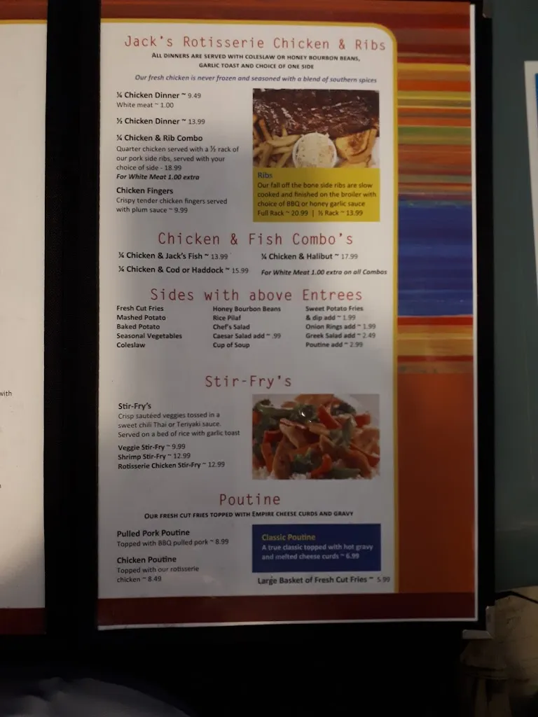 Menu_Jack's Restaurant_Lakefield_image_old_2
