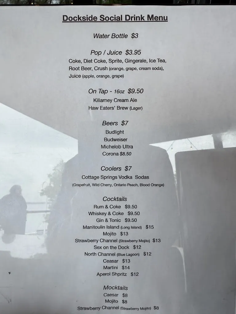 Menu_Dockside Social_Manitoulin District_image_old_1