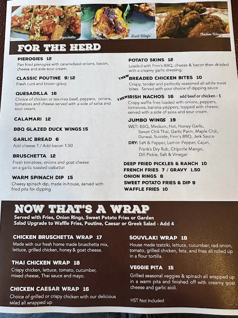 Menu_Finn’s Pub_Madoc_image_old_1