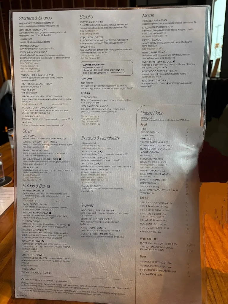 Menu_JOEY Markville_Markham_image_old_2