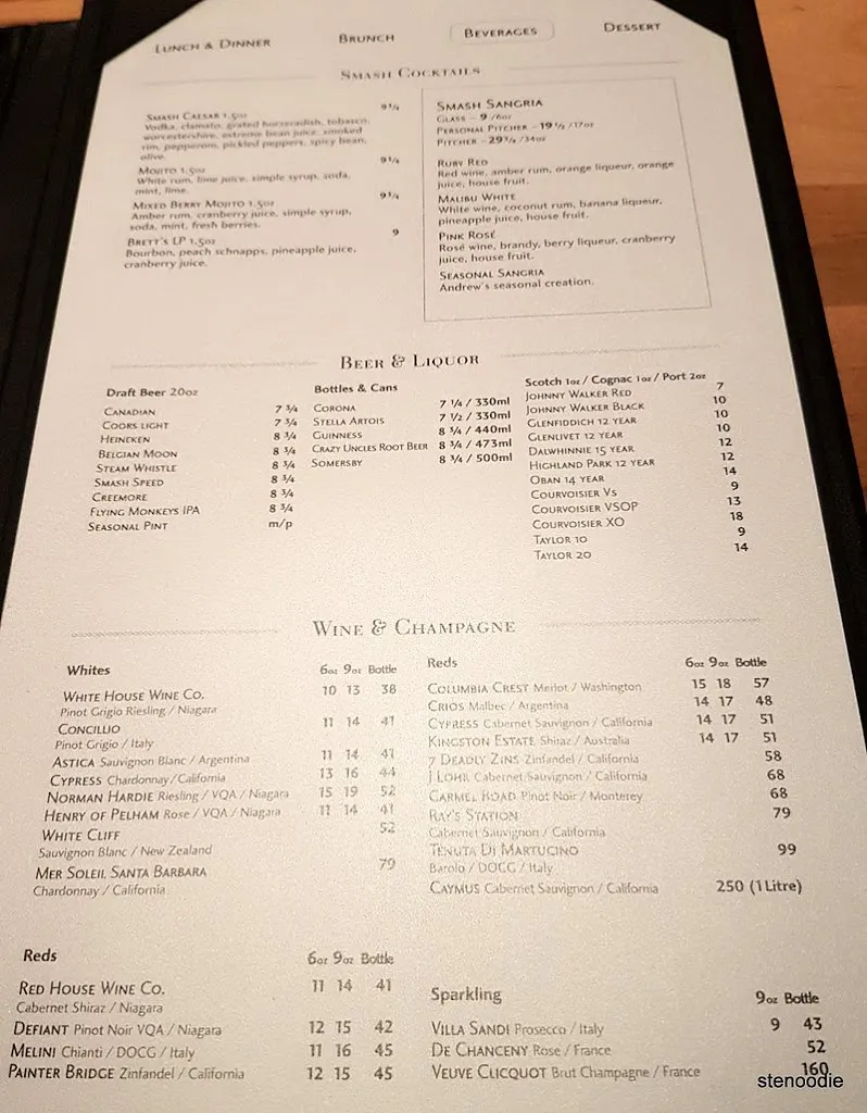 Menu_Smash Kitchen and Bar_Markham_image_old_1