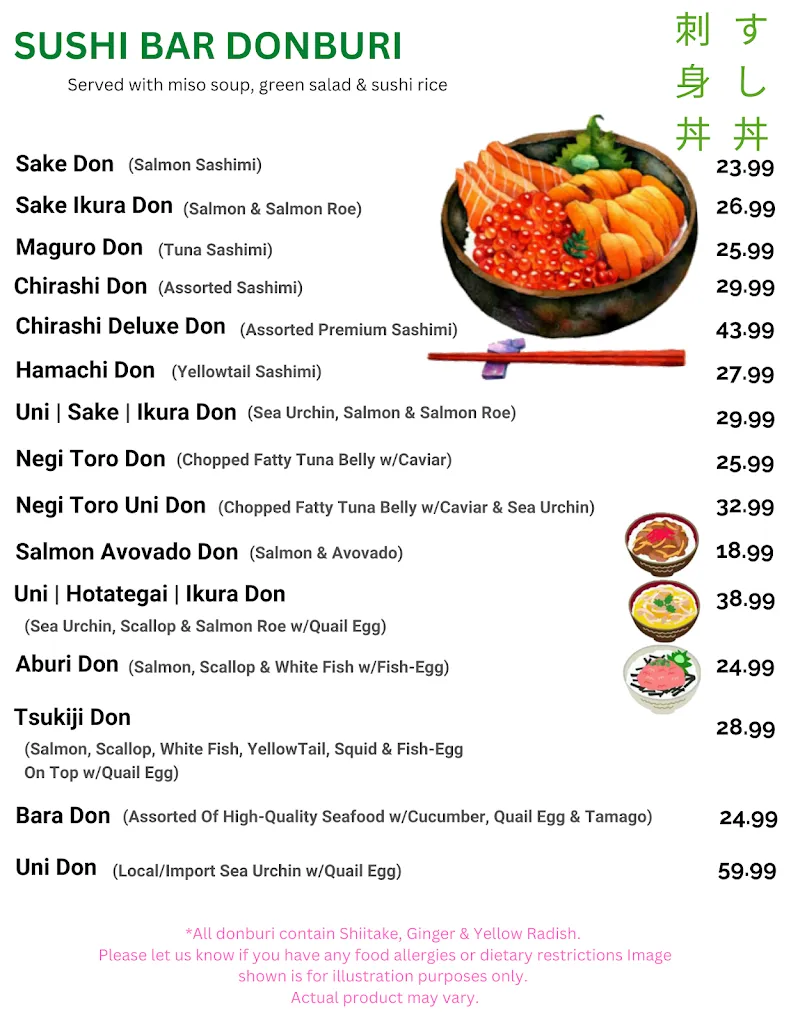 Menu_Fujisan Japanese Restaurant_Markham_image_old_1