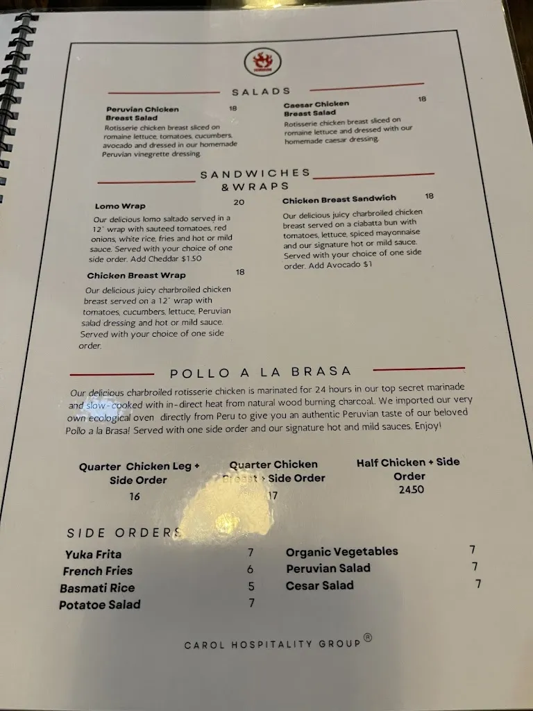 Menu_Los Chicos Peruvian Cuisine Markham_Markham_image_old_2
