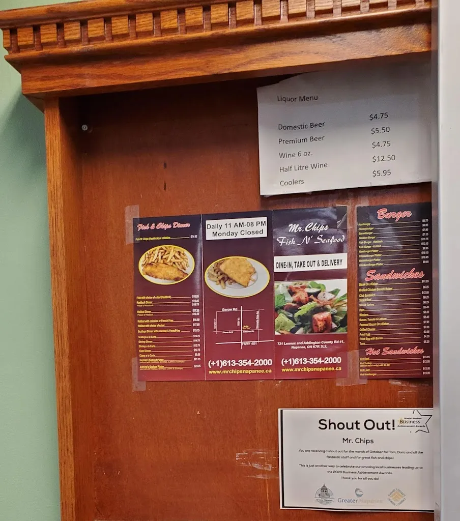 Menu_Mr. Chips Fish Place_Napanee_image_old_1