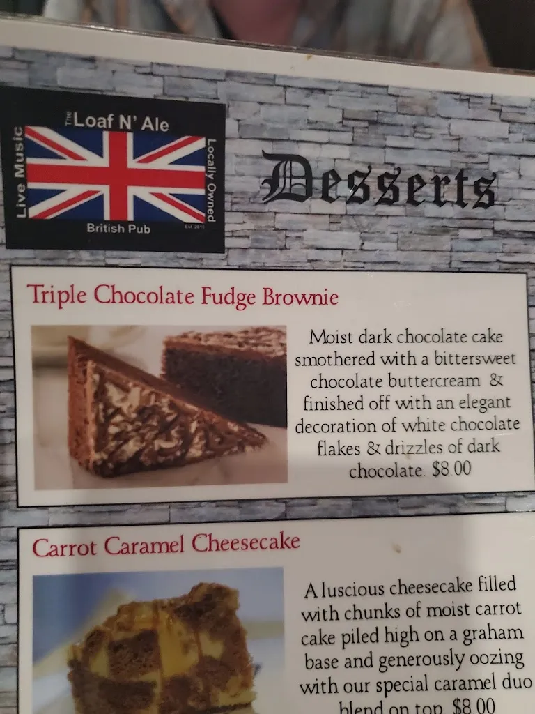 Menu_The Loaf N’ Ale Pub Napanee_Napanee Downtown_image_old_3