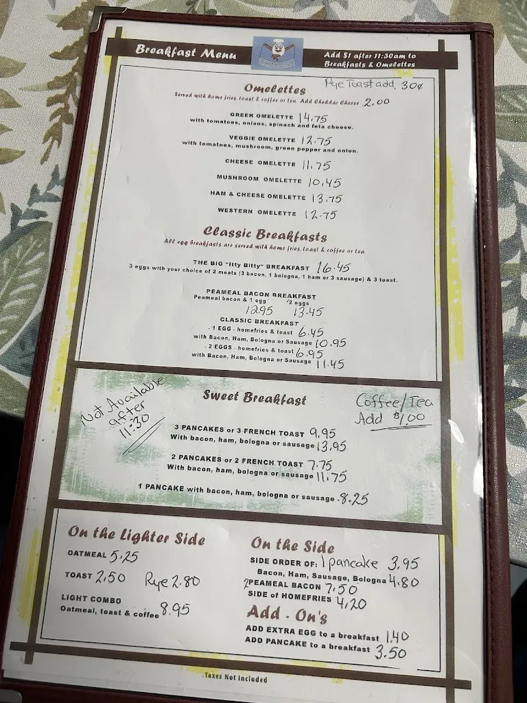 Menu_Itty Bitty Diner_Napanee Downtown_image_old_3
