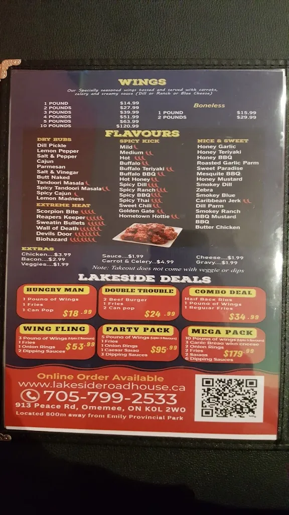 Menu_Lakeside Roadhouse_Omemee_image_old_2