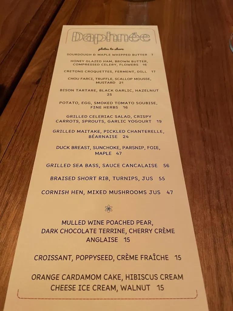 Menu_Buvette Daphnée_Ottawa_image_old_2