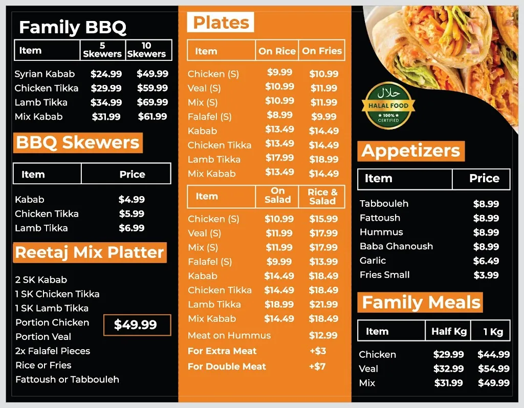 Menu_Reetaj Middle Eastern Restaurant_Oshawa_image_old_2