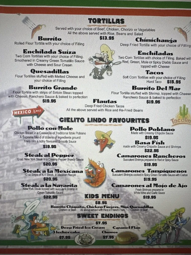 Menu_Cielito Lindo_Pickering_image_old_3