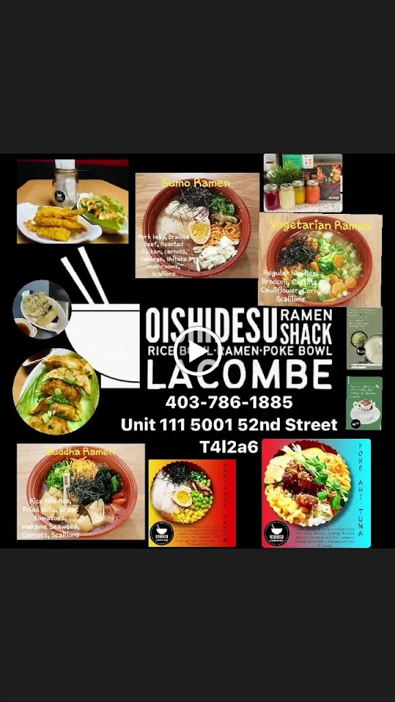 Oishidesu Ramen Shack - Lacombe ristorante a Lacombe
