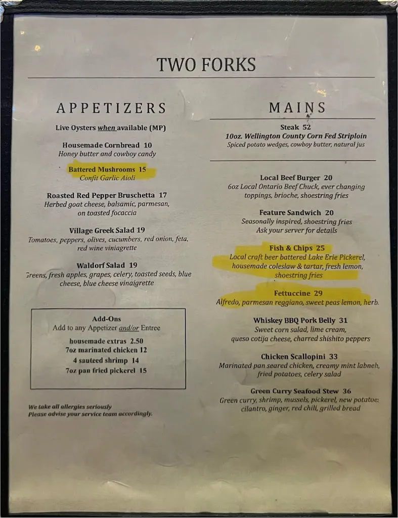 Menu_Two Forks_Port Stanley_image_old_1