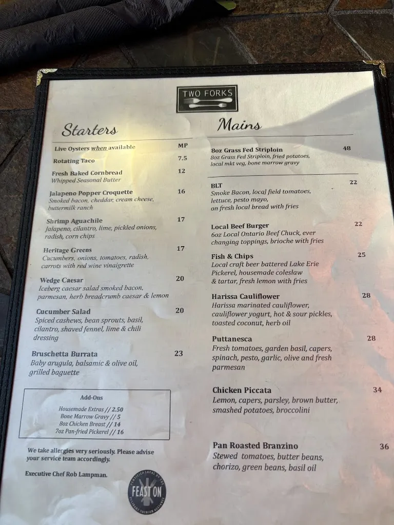 Menu_Two Forks_Port Stanley_image_old_2