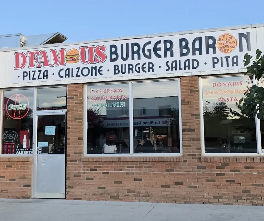 D'Famous Burger Baron restaurante en Lac La Biche