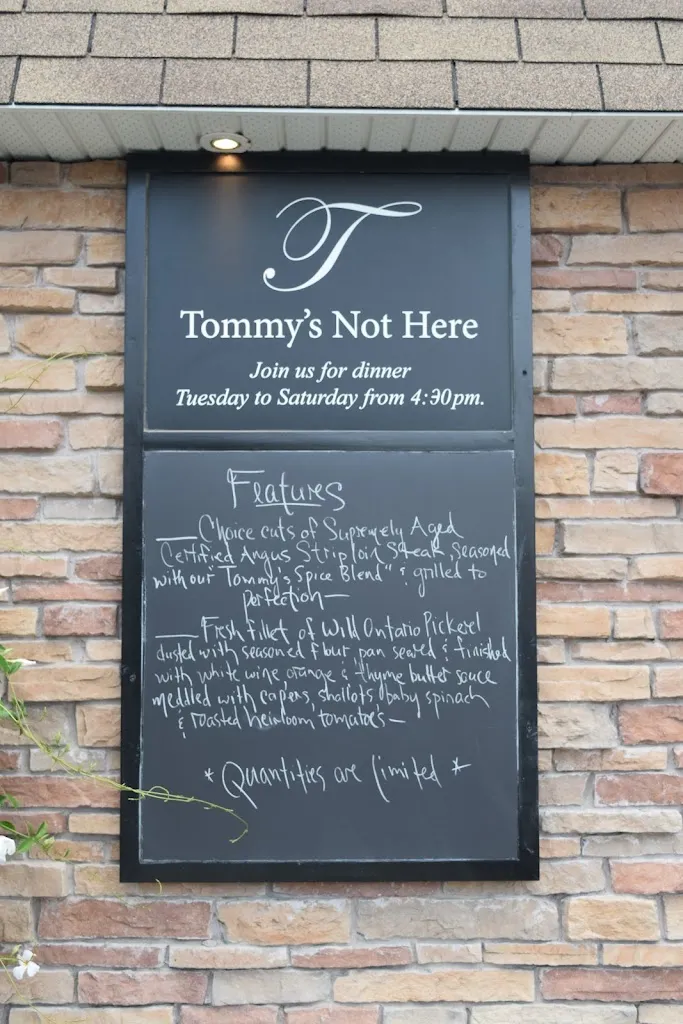Menu_Tommy's Not Here_Rayside-Balfour_image_old_1