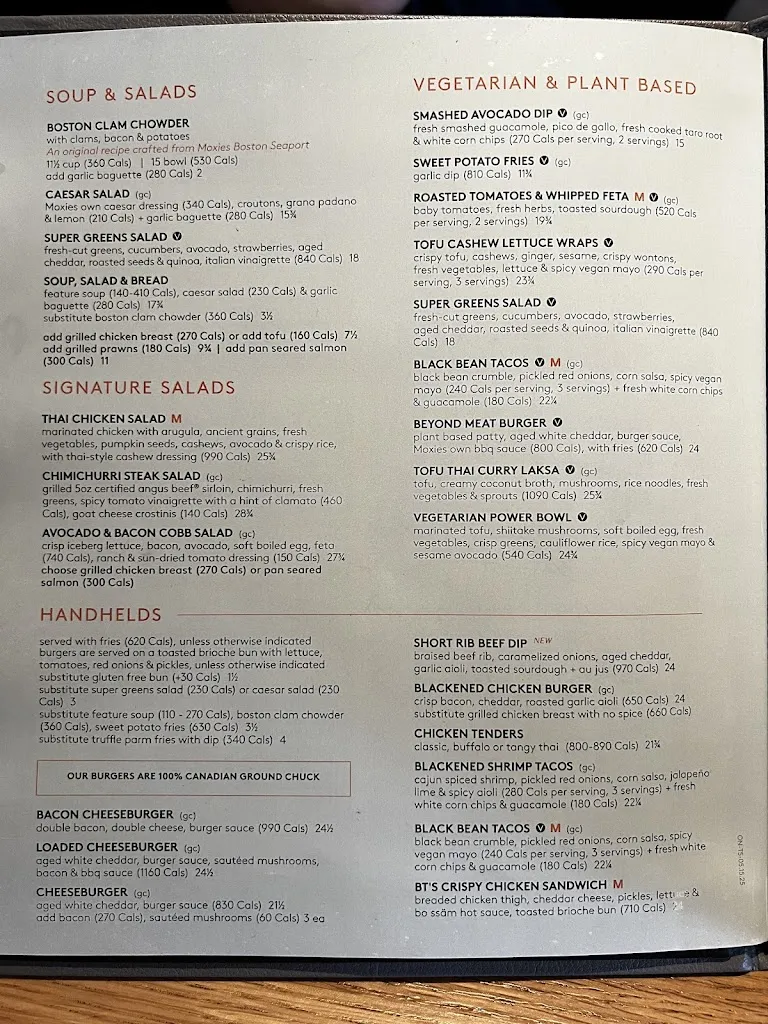 Menu_Moxies Beaver Creek Restaurant_Richmond Hill_image_old_1