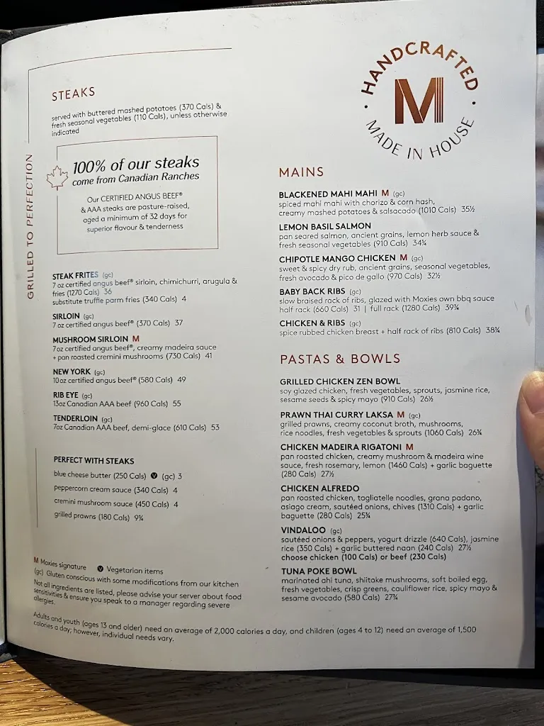 Menu_Moxies Beaver Creek Restaurant_Richmond Hill_image_old_2