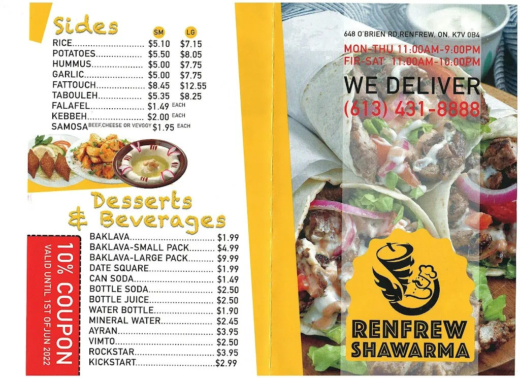 Menu_RENFREW SHAWARMA_Renfrew_image_old_2