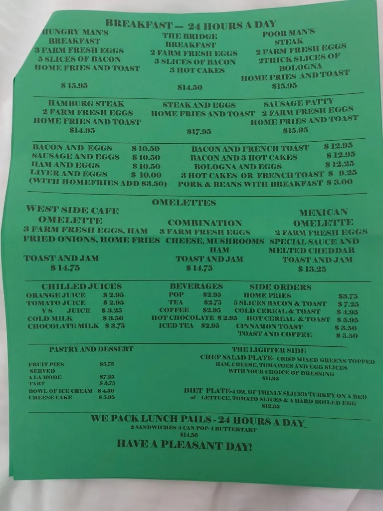 Menu_Westside Cafe.._Sault Ste. Marie_image_old_1