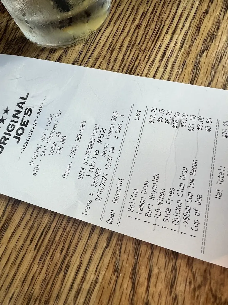 Menu_Original Joe's_Leduc_image_old_2