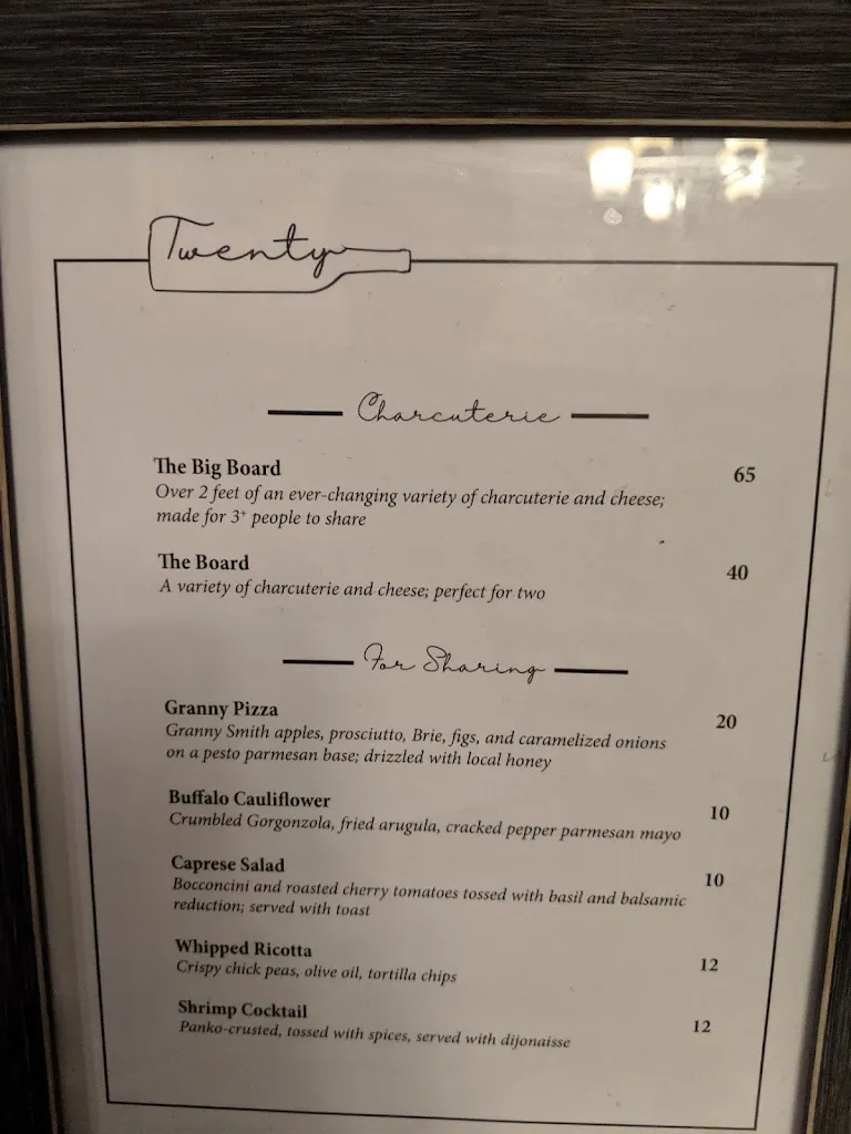 Menu_Twenty Kitchen & Bar_St. Catharines_image_old_2