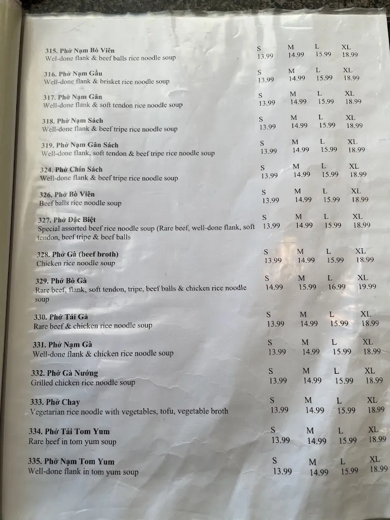 Menu_Pho Ngon_St. Catharines_image_old_2